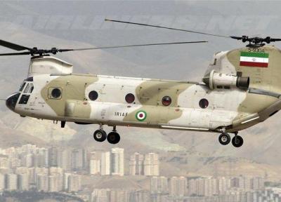 فرود اضطراری یک فروند بالگرد شنوک