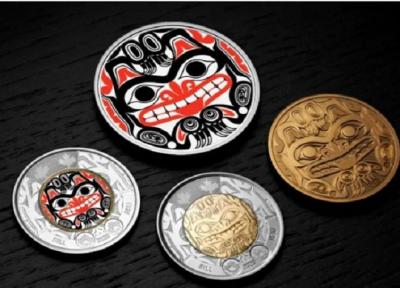 سکه دو دلاری جدید کانادایی با یکی از آثار مشهور هنرمند هایدا