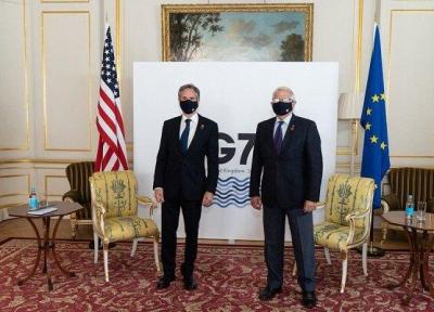 وزیر خارجه آمریکا و جوزف بورل درباره ایران رایزنی کردند