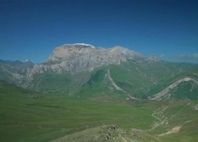 کارت پستال از جمهوری آذربایجان؛ منظره ها خیره کننده قله شاهداغ در کوه های قفقاز